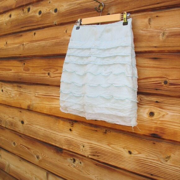 REISS Silk Mini Skirt - Picture 2 of 8